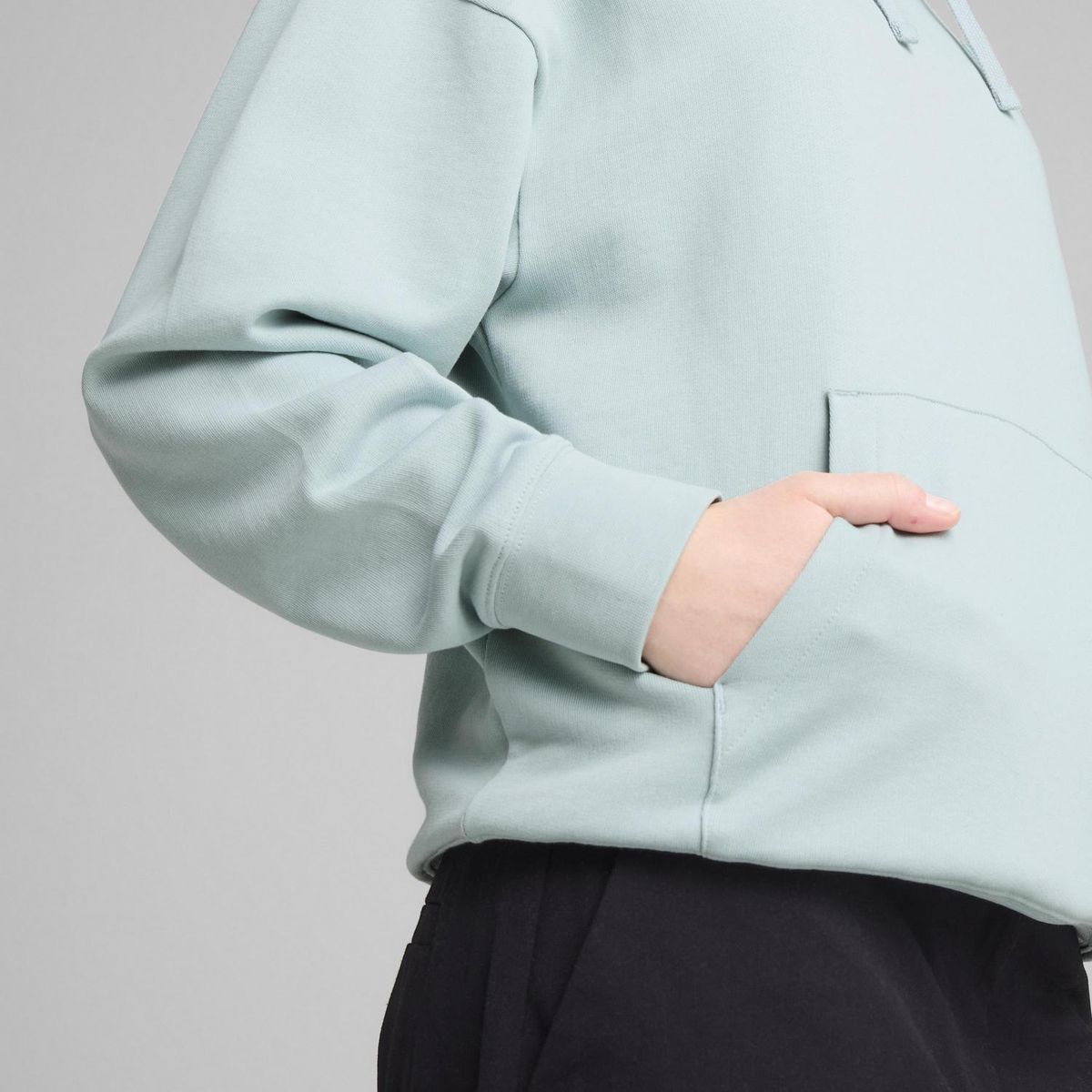 PUMA - Polera Deportiva Mujer Ess Elevated Hoodie Tr