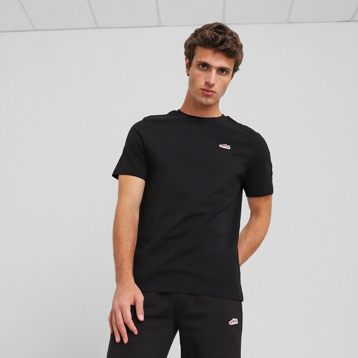 PUMA - Polo Deportivo Hombre Wardrobe Ess Suede Tee