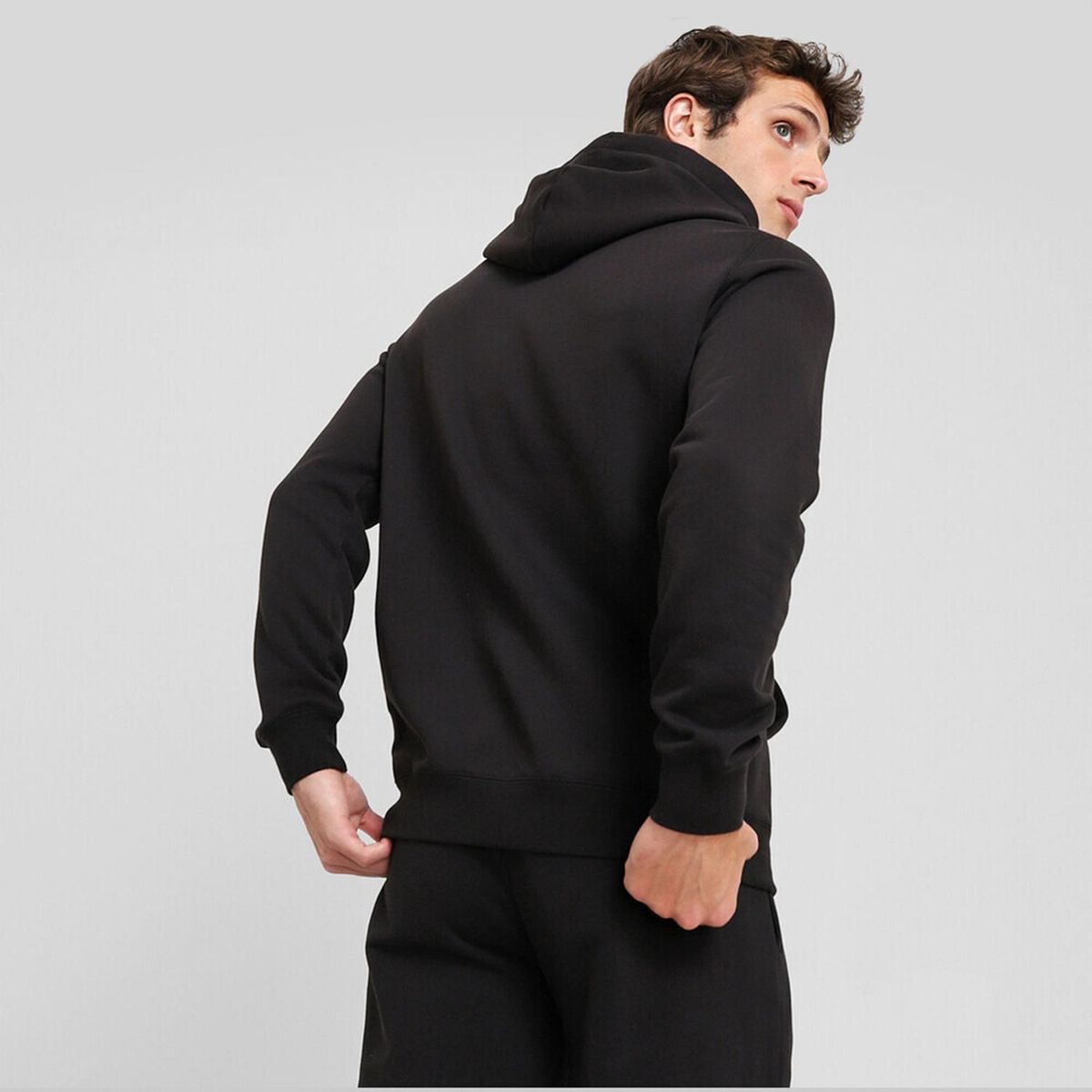 PUMA - Polera Hombre Wardrobe Ess Suede Hoodie Fl