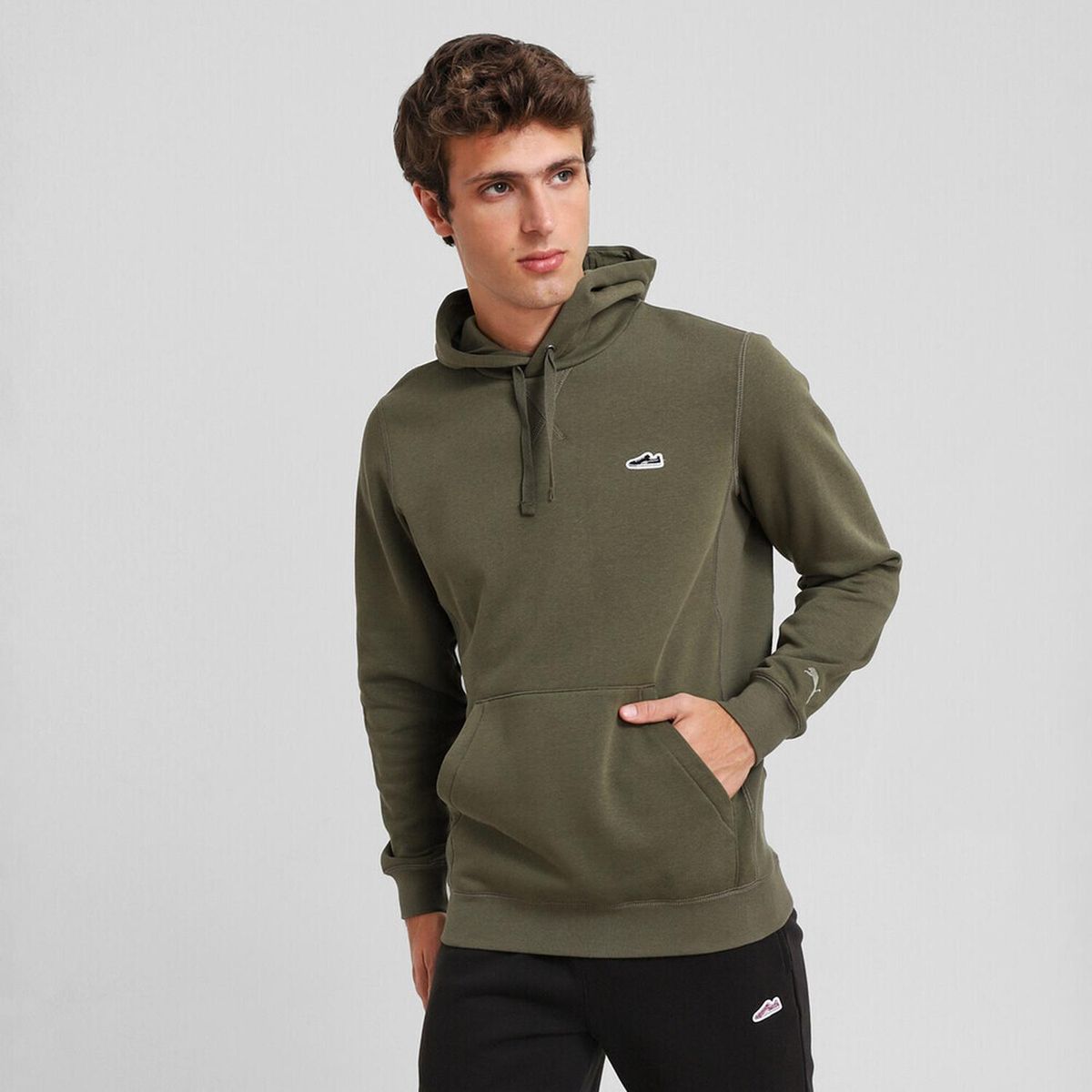 PUMA - Polera Hombre Wardrobe Ess Suede Hoodie Fl