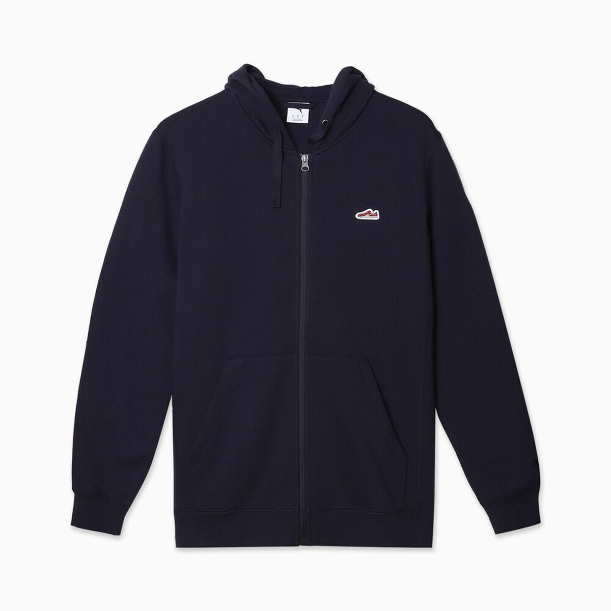 PUMA - Casaca Hombre Wardrobe Ess Suede Hoodie Fl Fz