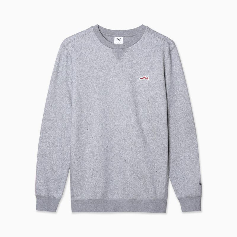 PUMA - Polera Hombre Wardrobe Ess Suede Crew Fl