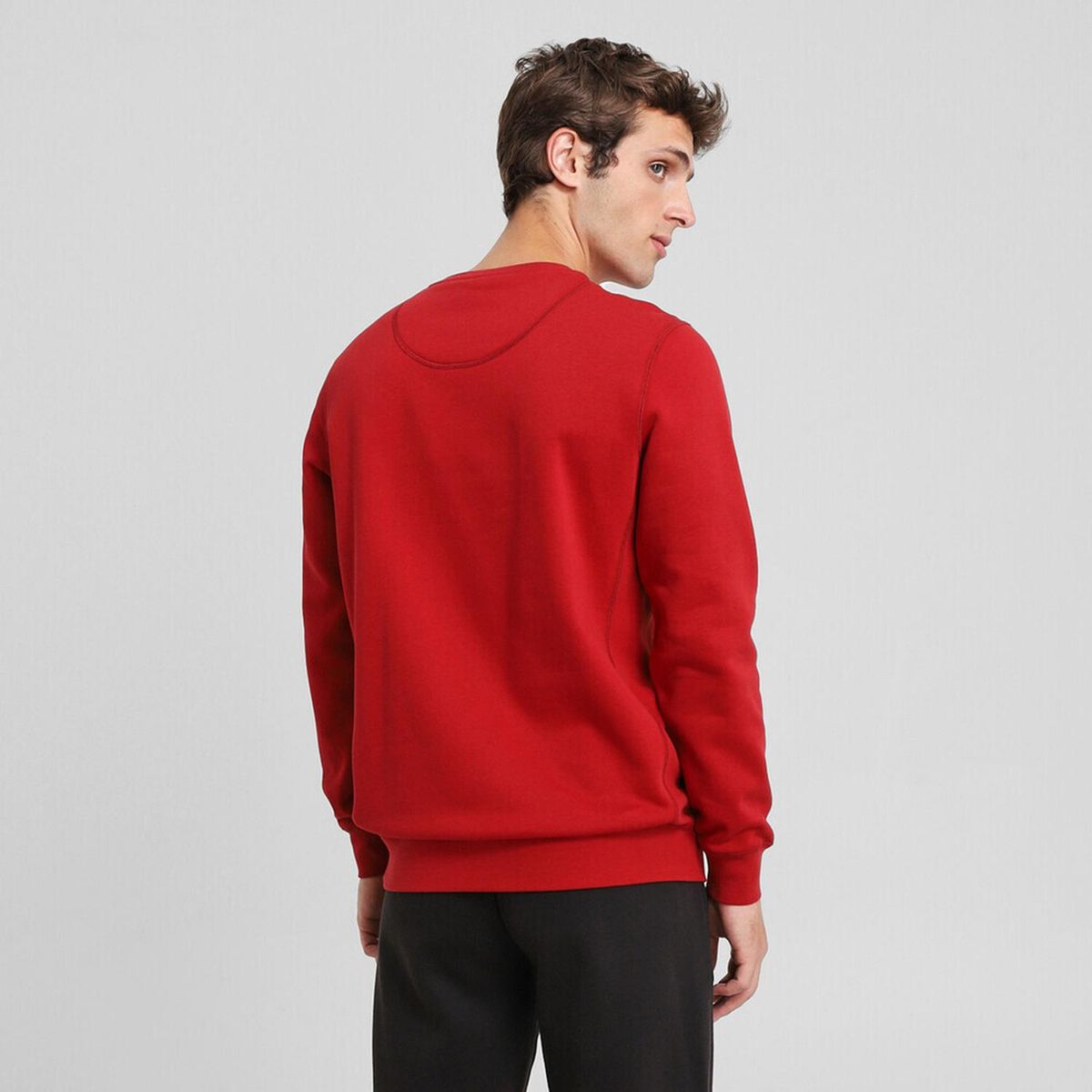 PUMA - Polera Hombre Wardrobe Ess Suede Crew Fl