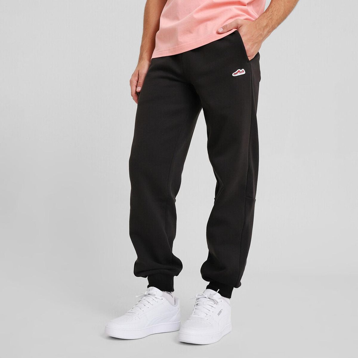 PUMA - Pantalón Deportivo Hombre Wardrobe Ess Suede Sweatpant Fl