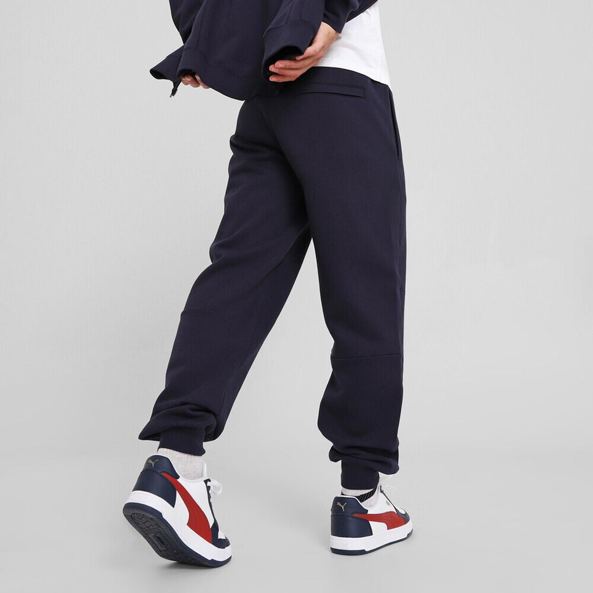 PUMA - Pantalón Deportivo Hombre Wardrobe Ess Suede Sweatpant Fl