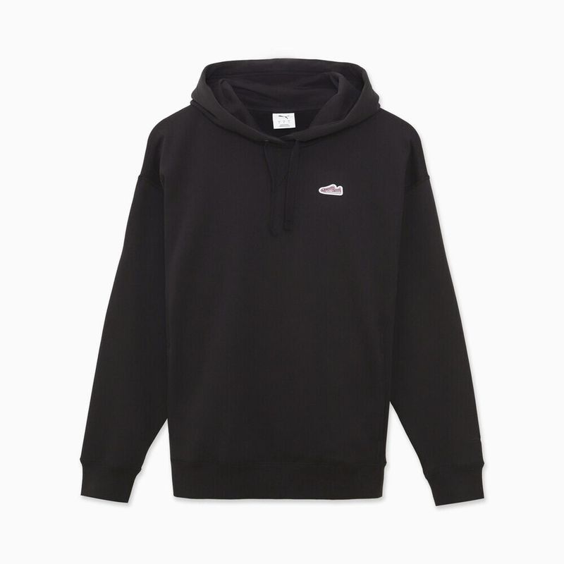 PUMA - Polera Deportiva Mujer Wardrobe Ess Suede Hoodie Fl