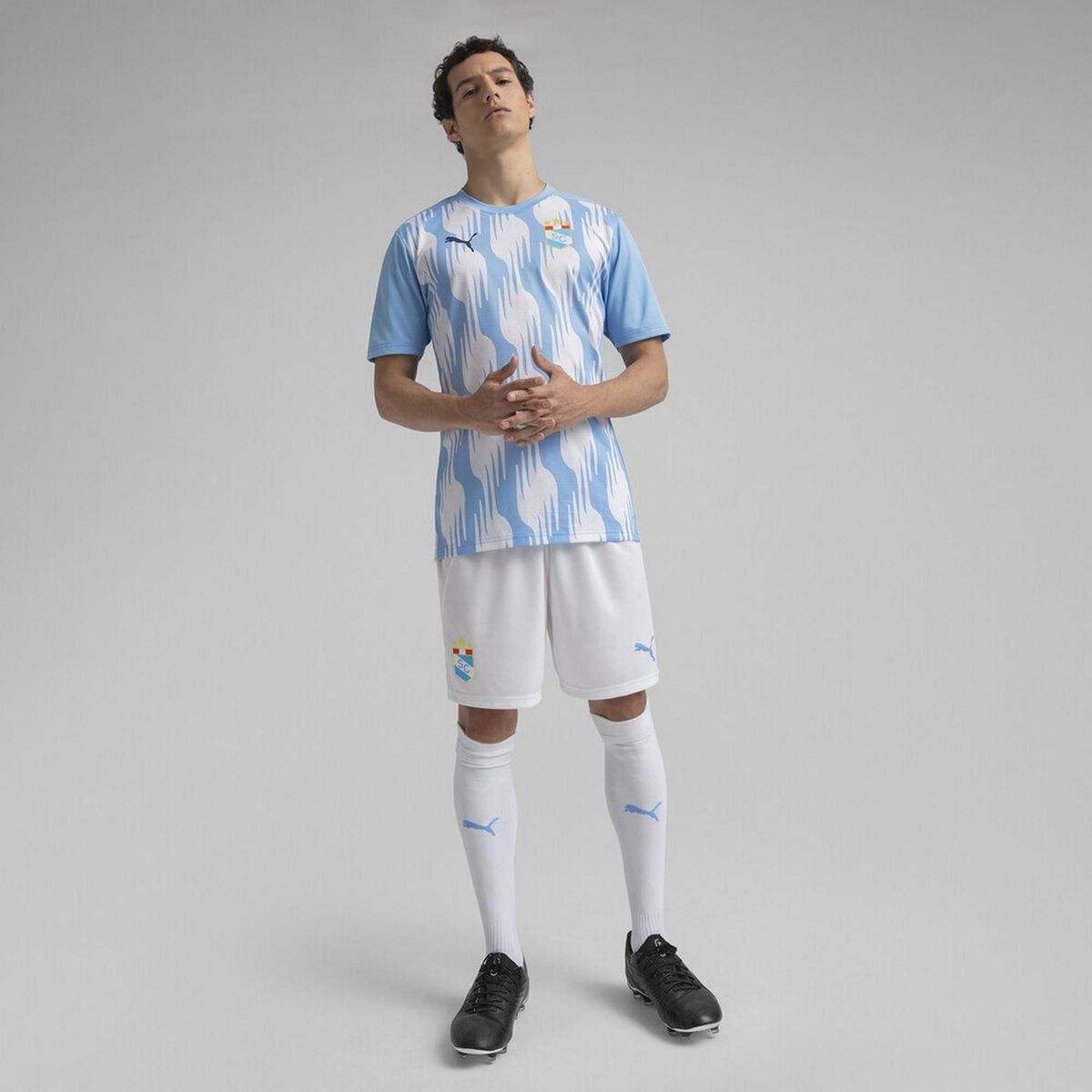 PUMA - Polo Deportivo Hombre Sporting Cristal Prematch Jersey