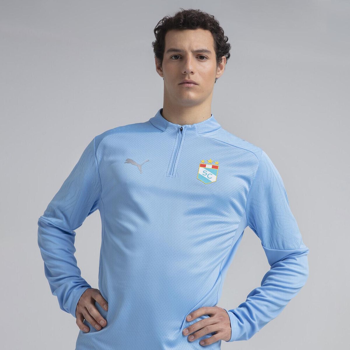 PUMA - Casaca Hombre Sporting Cristal Training 1/4 Zip Top