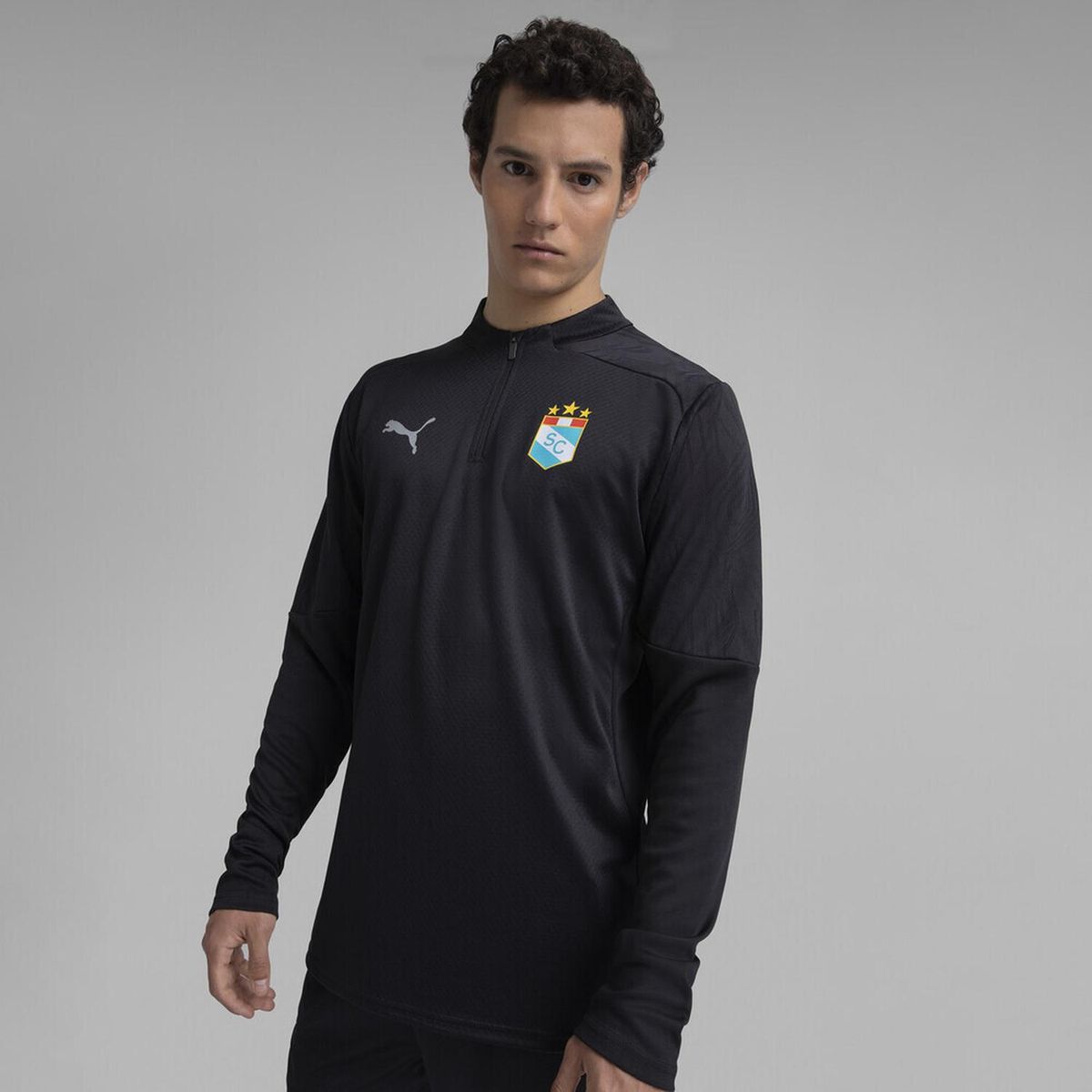 PUMA - Casaca Deportiva Sporting Cristal Training 1/4 Zip Top