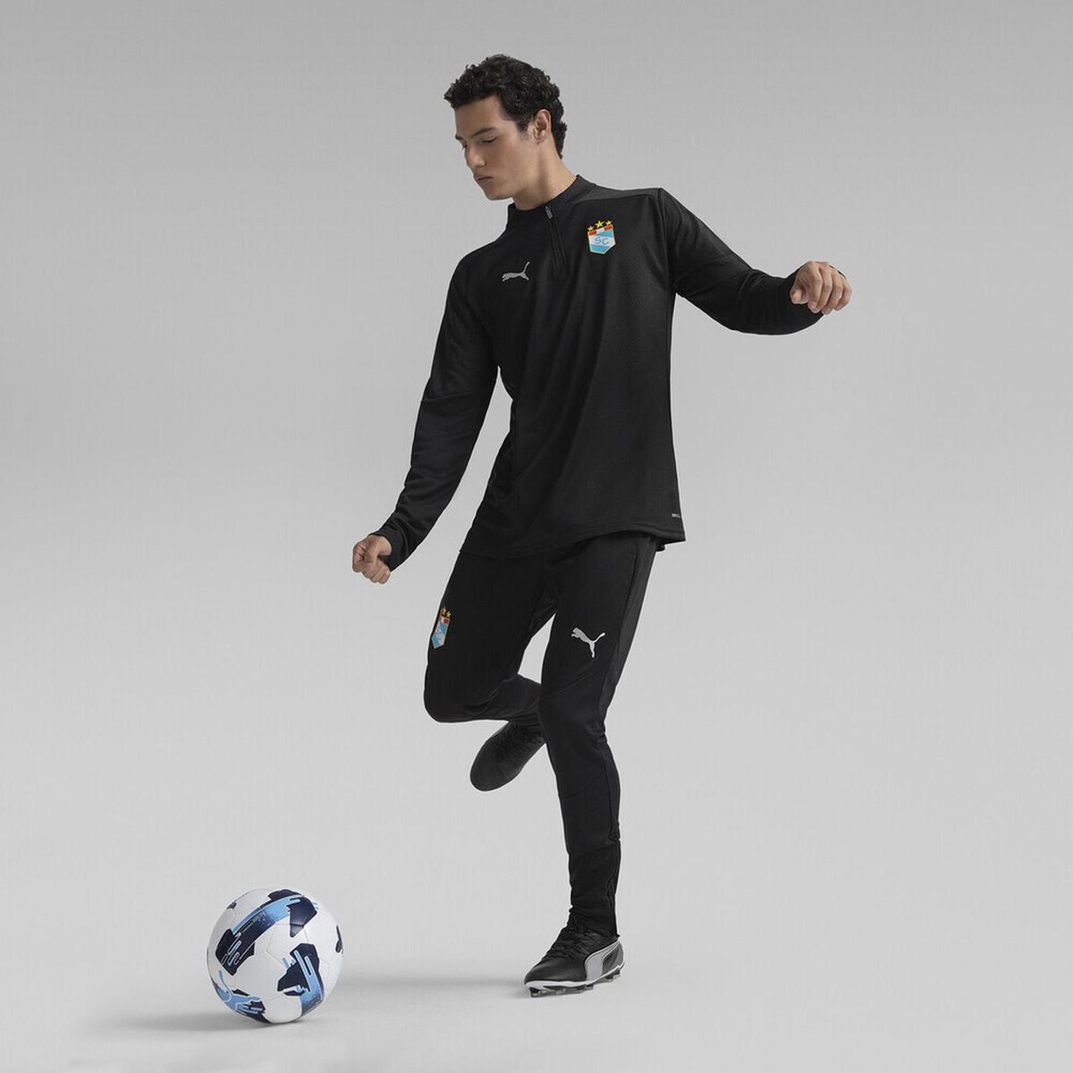PUMA - Casaca Deportiva Sporting Cristal Training 1/4 Zip Top