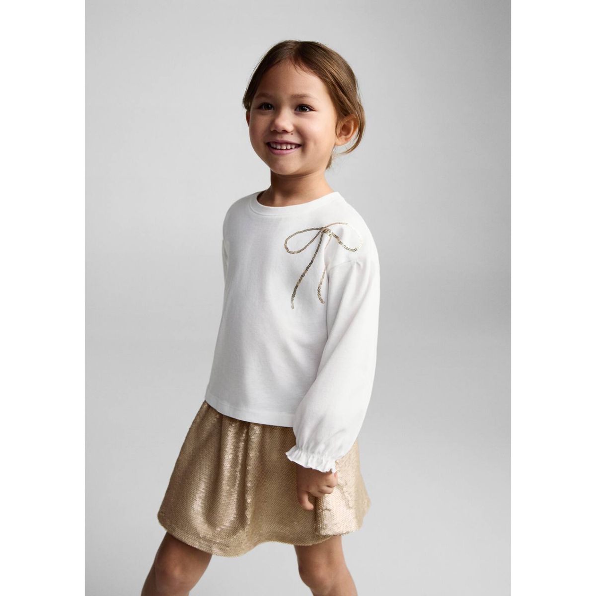 MANGO KIDS - Polo Manga Larga Bebé Niña Algodón Mango Kids