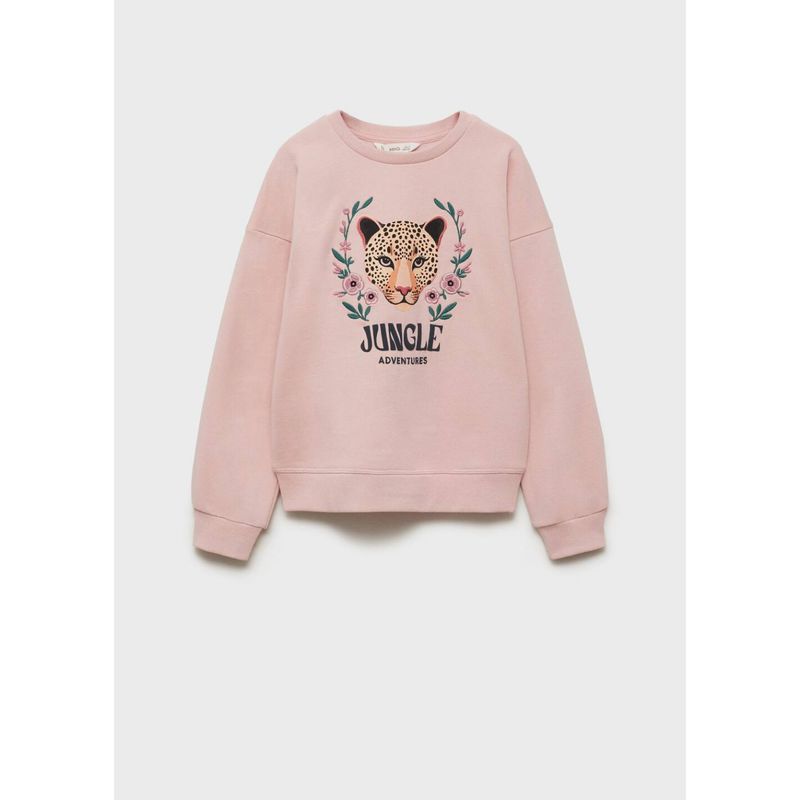 MANGO KIDS - Polera Niña Algodón Mango Kids