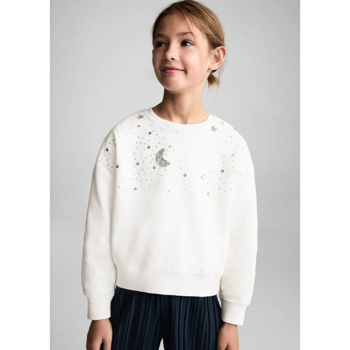 MANGO KIDS - Polera Niña Algodón Mango Kids