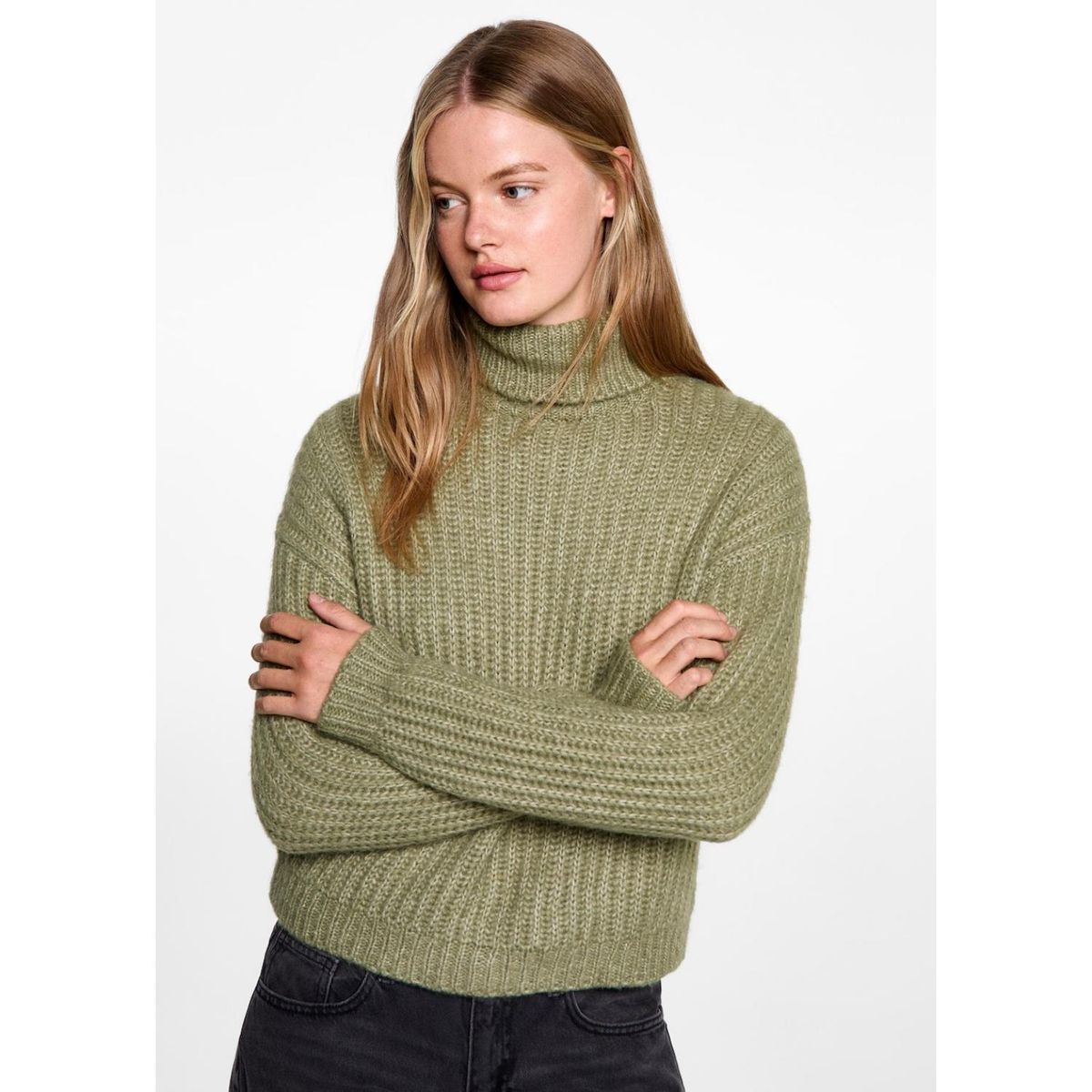 MANGO TEEN - Chompa Casual Mujer Mango Teen