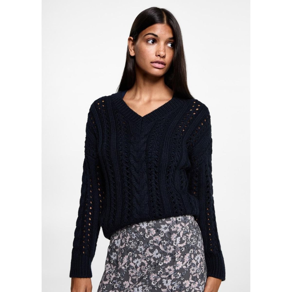 MANGO TEEN - Falda Larga Casual Mujer Mango Teen