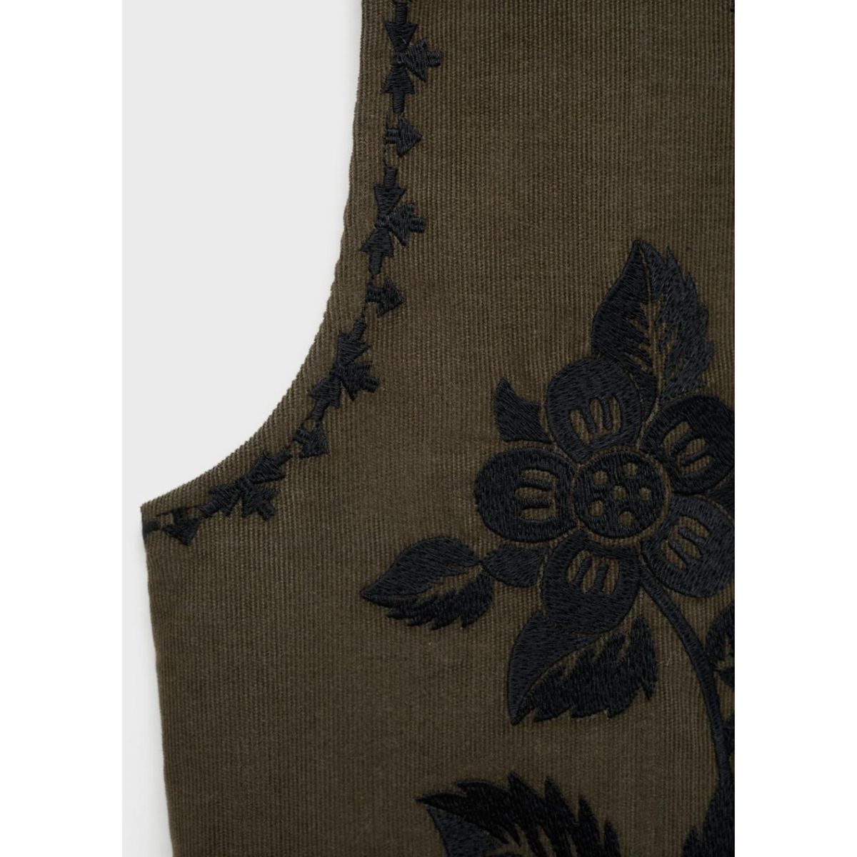 MANGO TEEN - Chaleco 100% Algodón Mujer Mango Teen