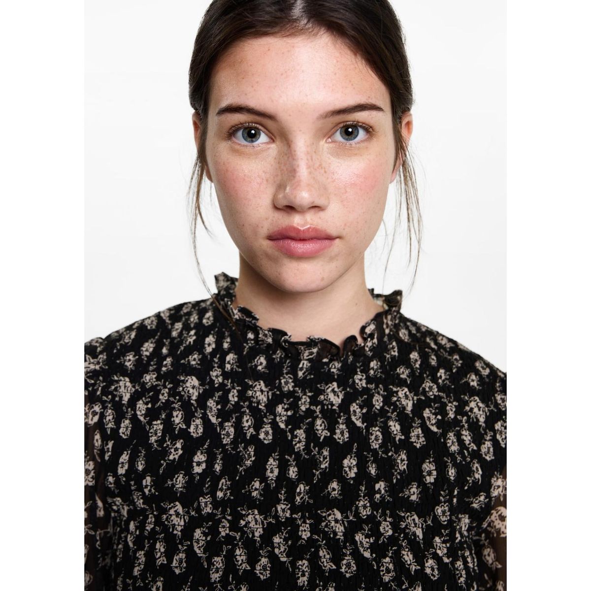 MANGO TEEN - Blusa Manga Larga Casual Mujer Mango Teen