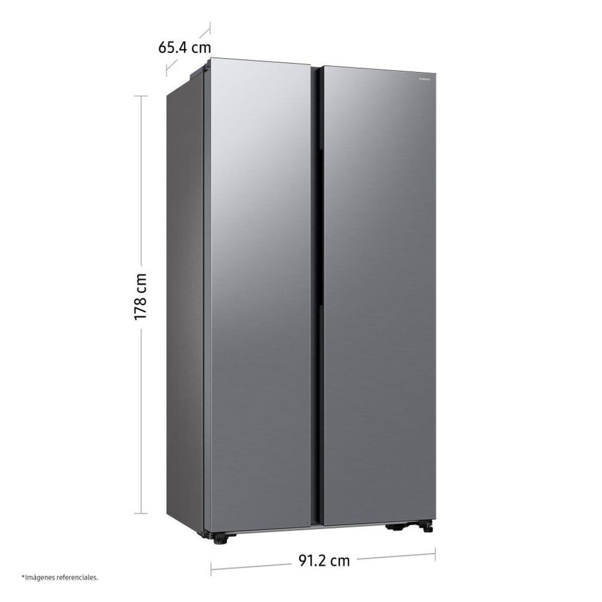SAMSUNG - Refrigeradora 564L All Around Cooling Plata RS57DG4000M9