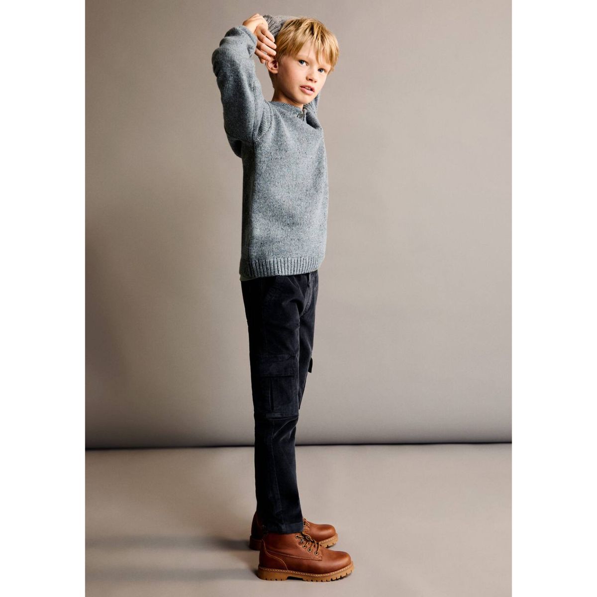 MANGO KIDS - Pantalón Niño Algodón Mango Kids