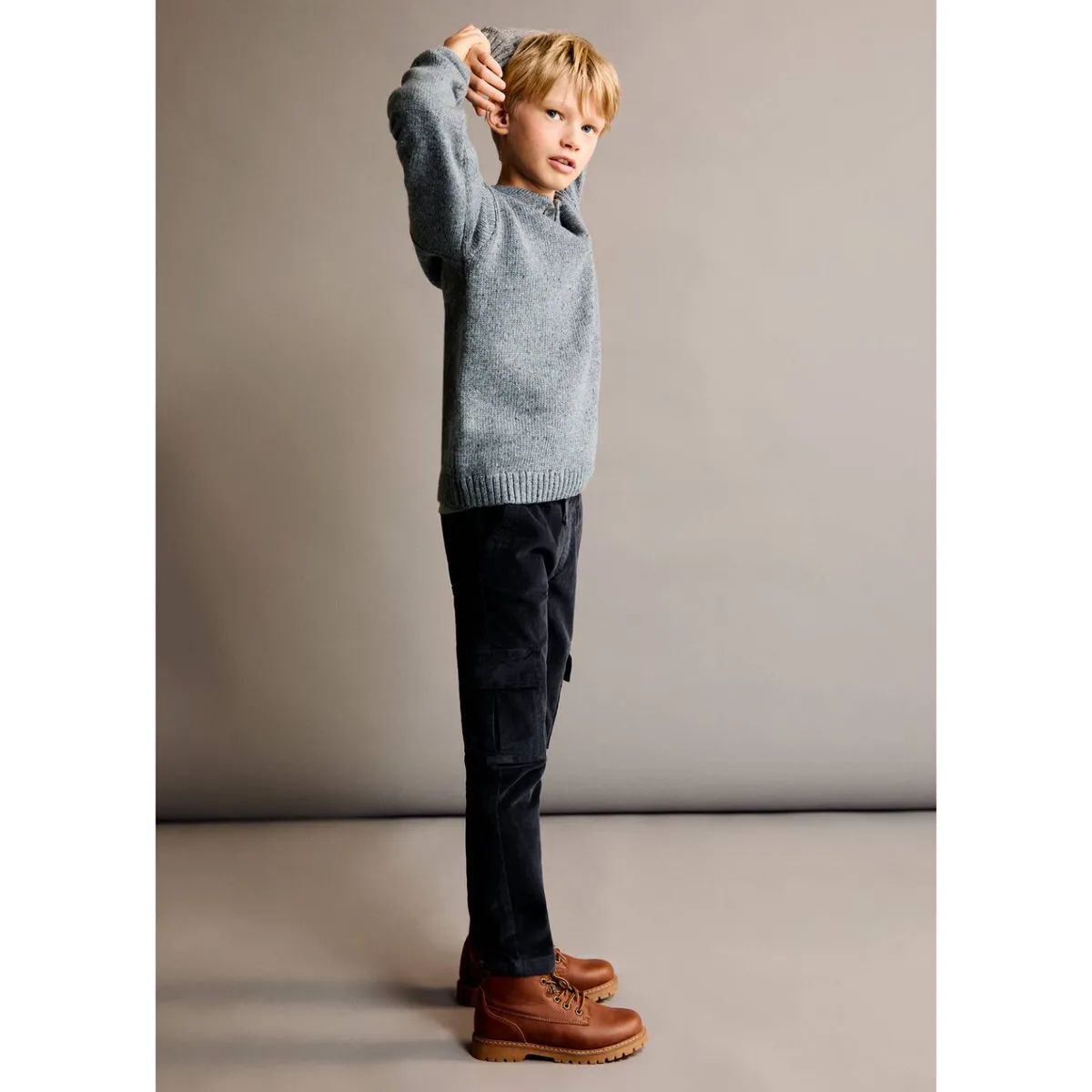 MANGO KIDS - Pantalón Niño Algodón Mango Kids