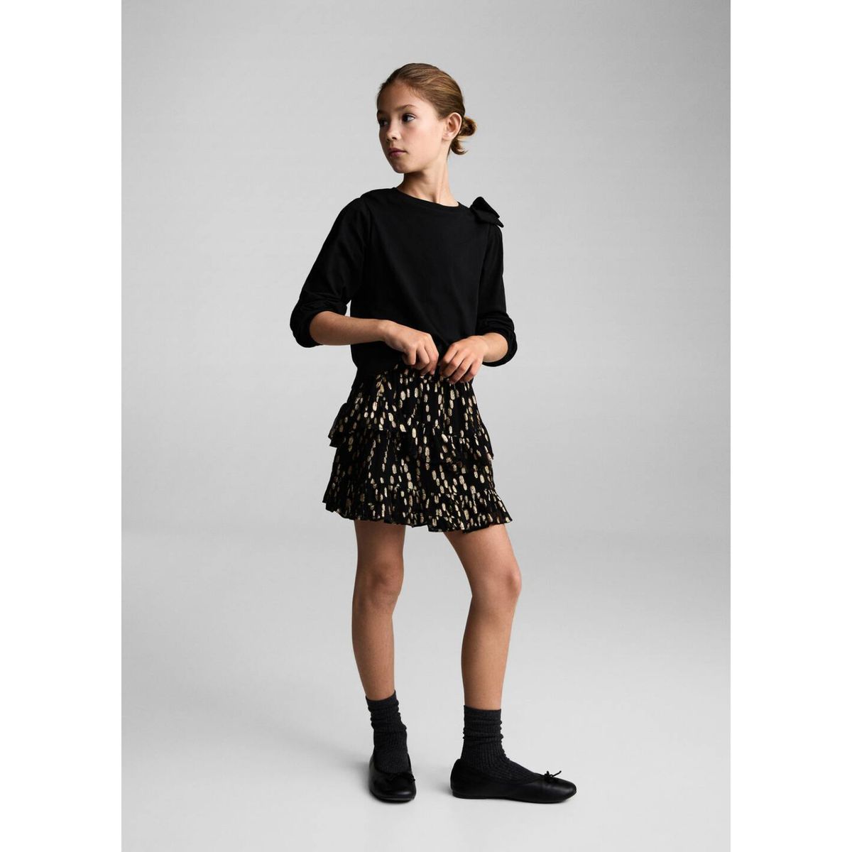 MANGO KIDS - Polo Manga Larga Niña Algodón Mango Kids