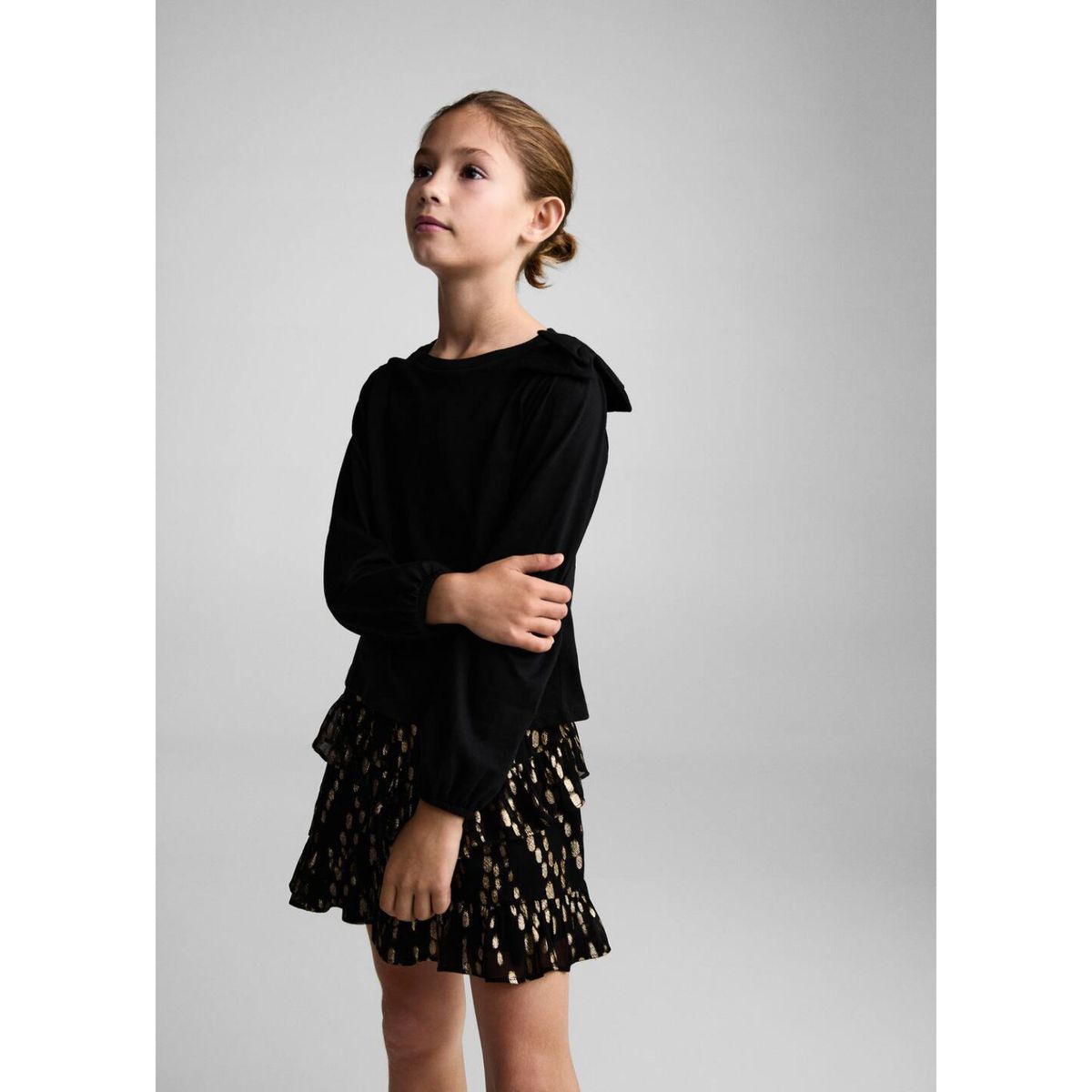 MANGO KIDS - Polo Manga Larga Niña Algodón Mango Kids