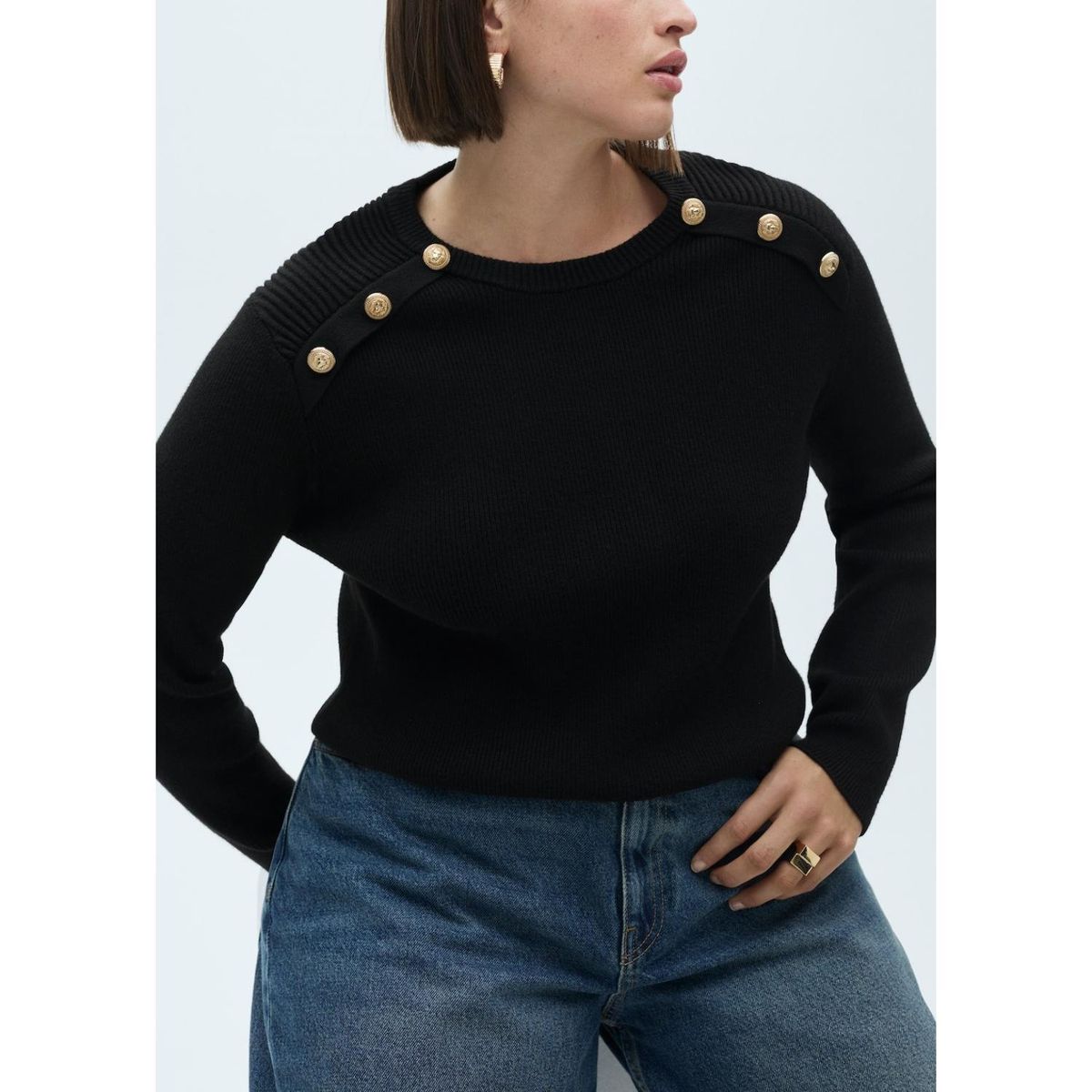 MANGO - Chompa Casual Mujer Mango