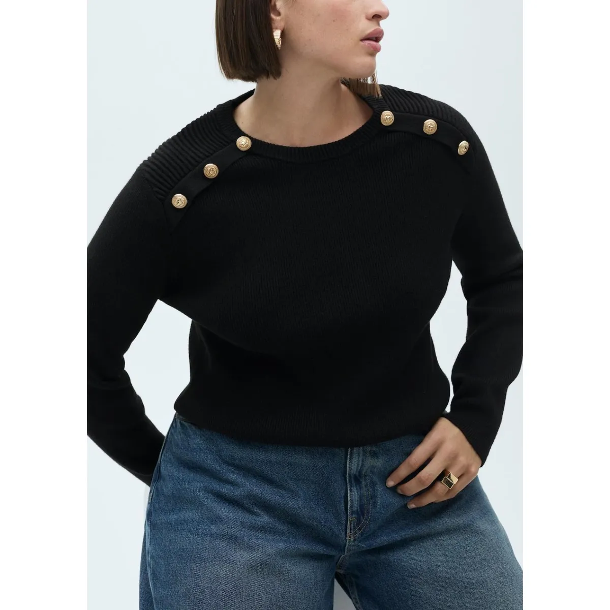 MANGO - Chompa Casual Mujer Mango