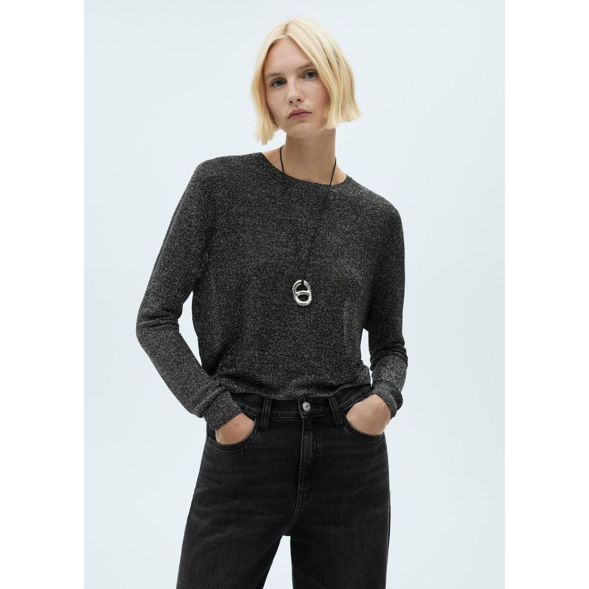 MANGO - Chompa Casual Mujer Mango