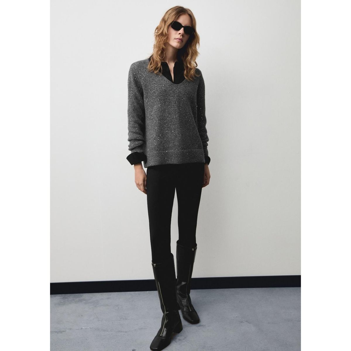 MANGO - Chompa Casual Mujer Mango