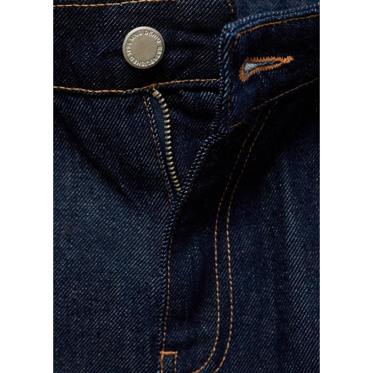 MANGO - Jean Straight Tiro Alto Mujer Mango