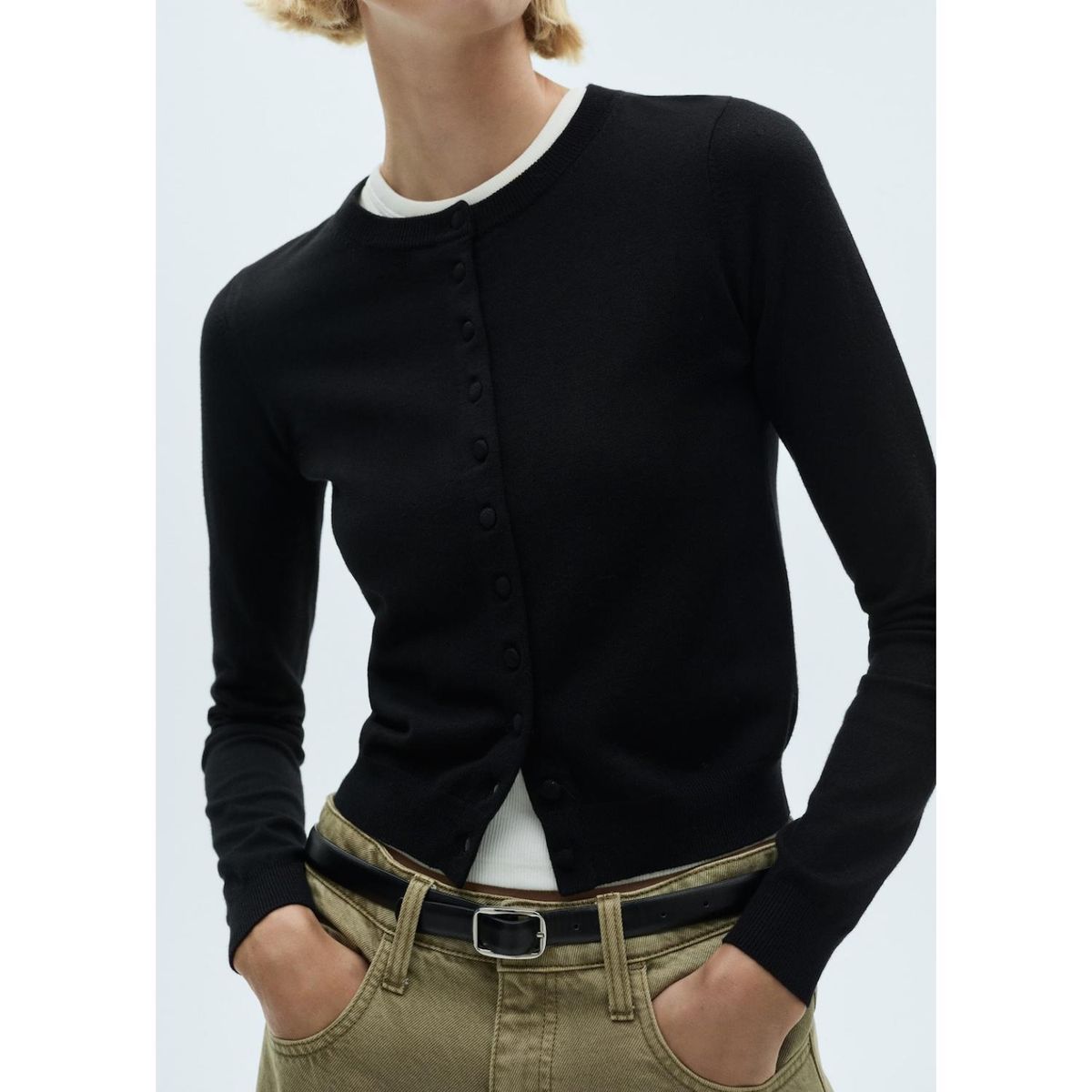 MANGO - Cárdigan Casual Mujer Mango