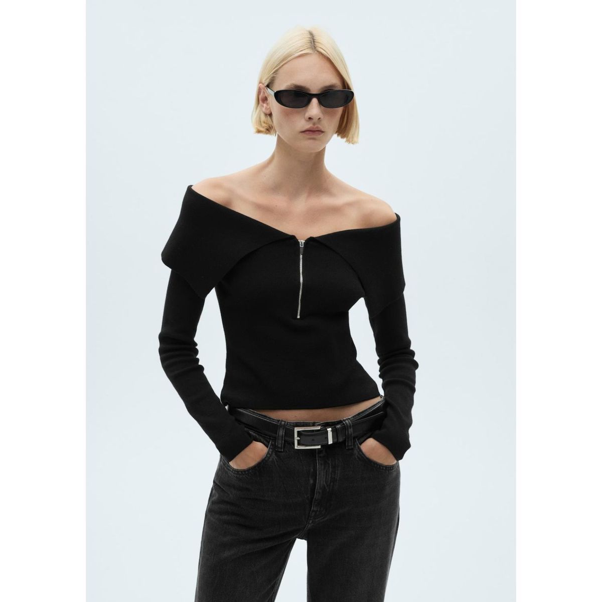 MANGO - Chompa Casual Mujer Mango