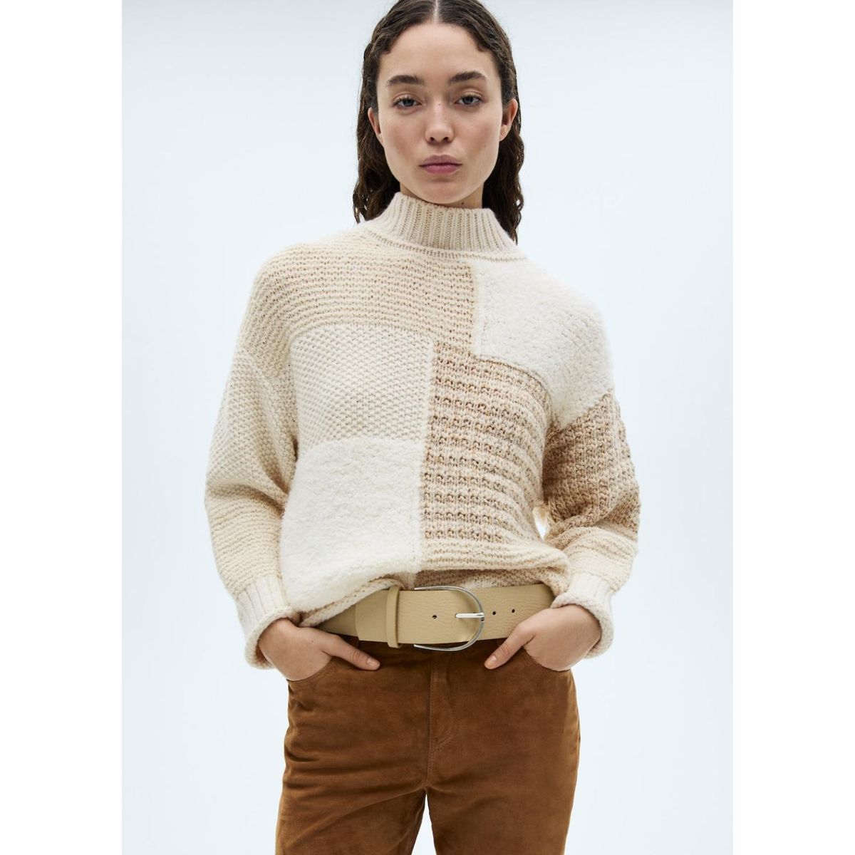 MANGO - Chompa Casual Mujer Mango