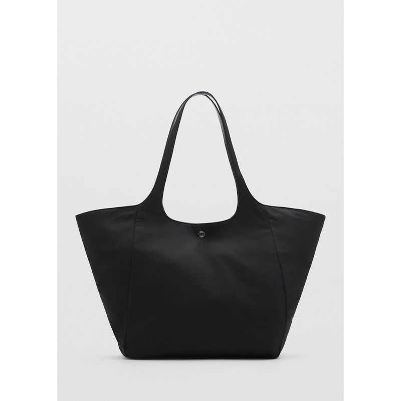 MANGO - Tote Tambor Mujer Mango