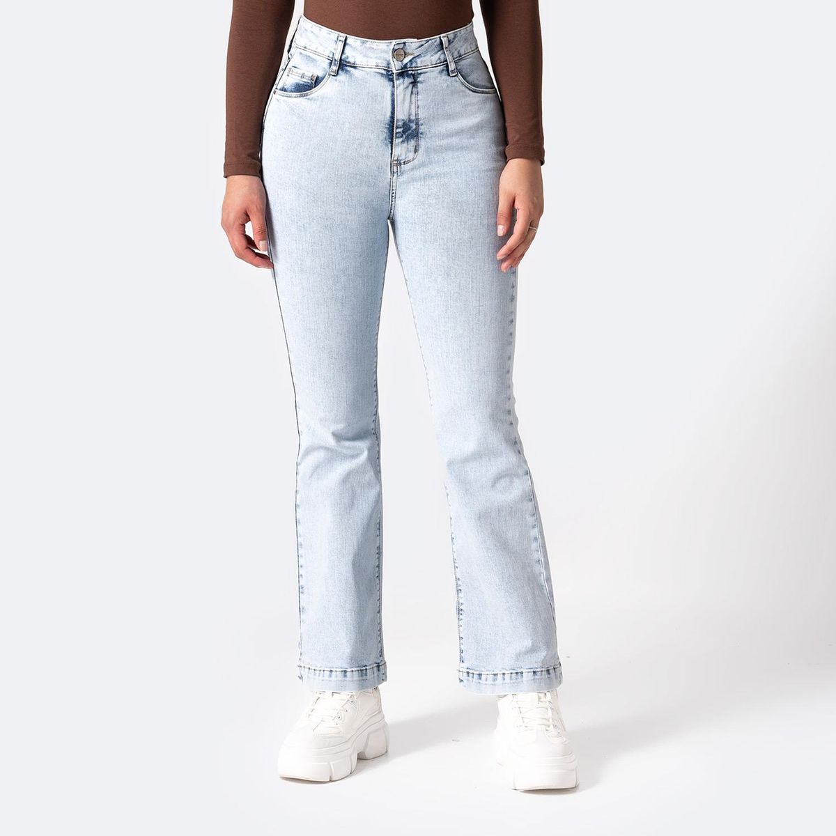 PIONIER - Jean Flare Algodón Mujer Pionier