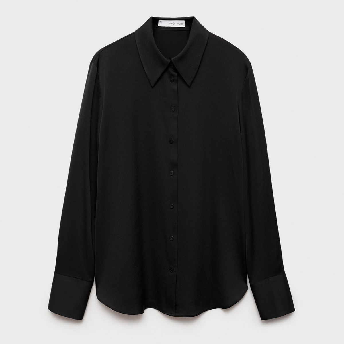 MANGO - Blusa Manga Larga Mujer Mango