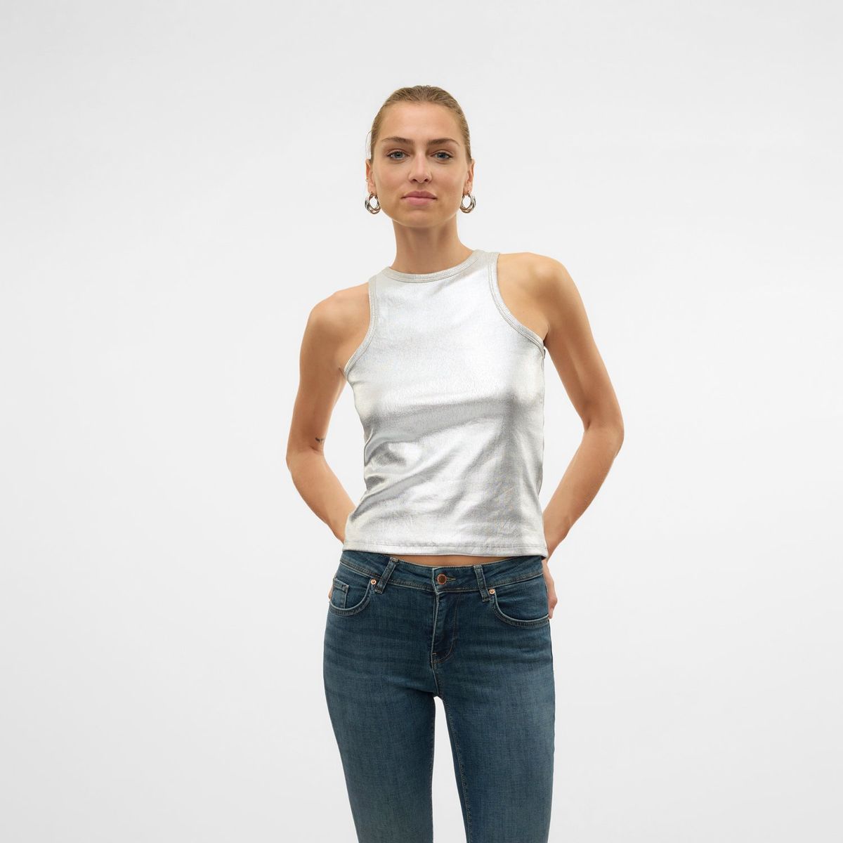 VERO MODA - Top Sin Mangas Casual Mujer Vero Moda