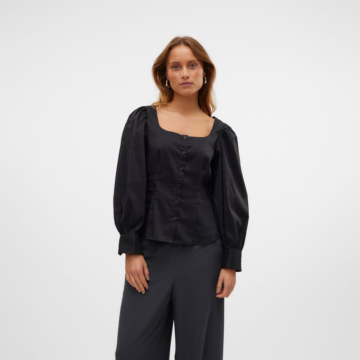 VERO MODA - Camisa Manga Larga Algodón Mujer Vero Moda