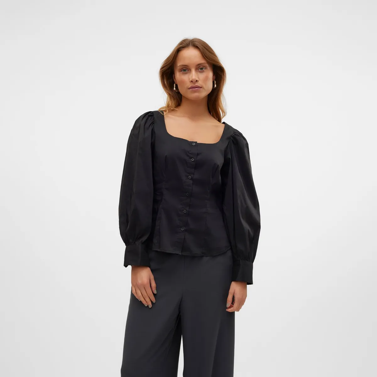 VERO MODA - Camisa Manga Larga Algodón Mujer Vero Moda