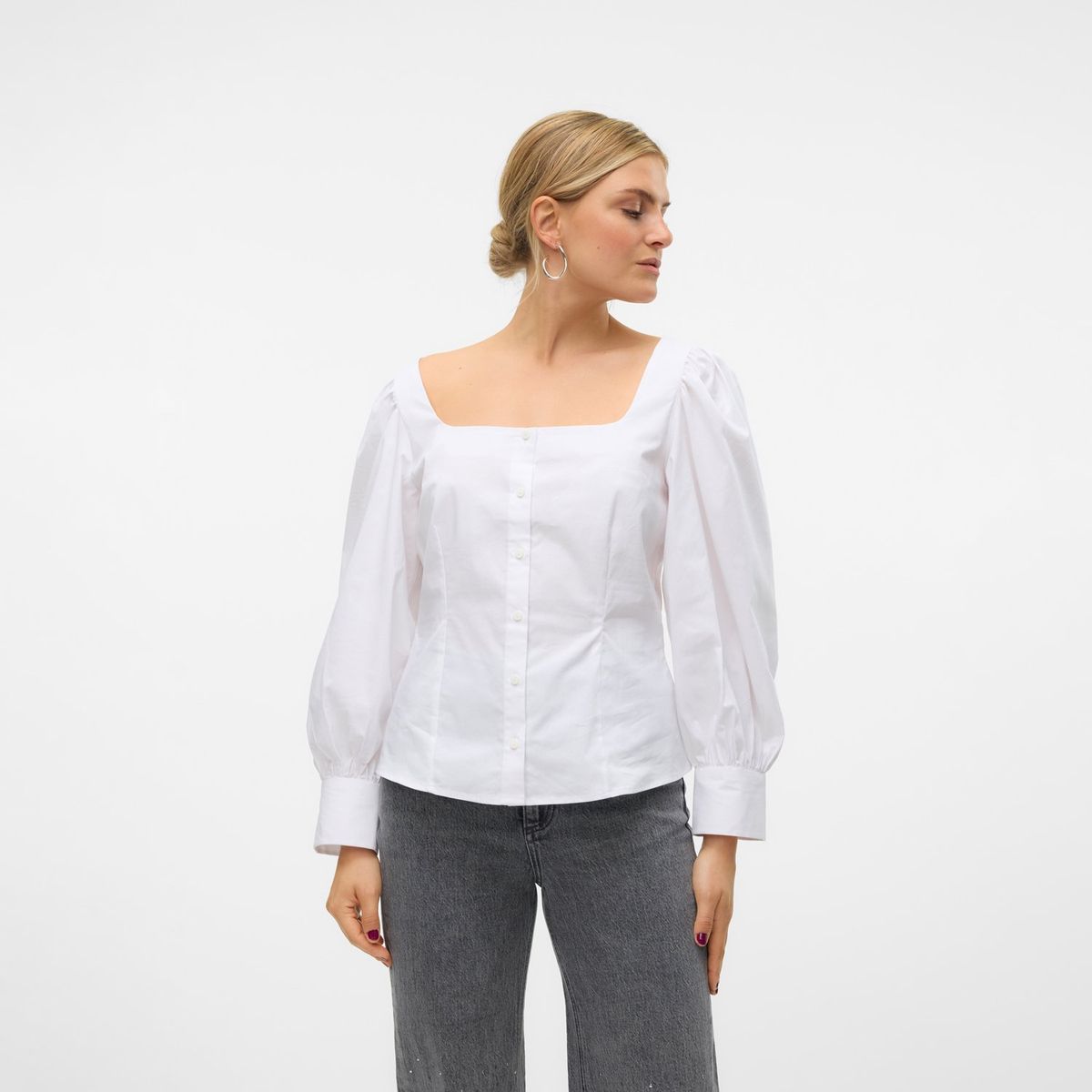 VERO MODA - Camisa Manga Larga Algodón Mujer Vero Moda