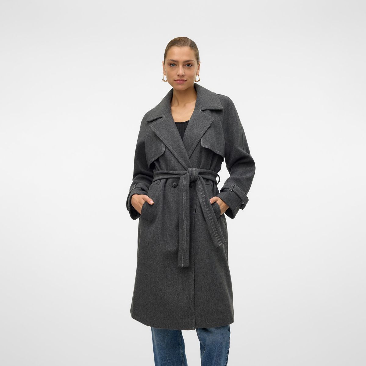 VERO MODA - Abrigo Casual Mujer Vero Moda