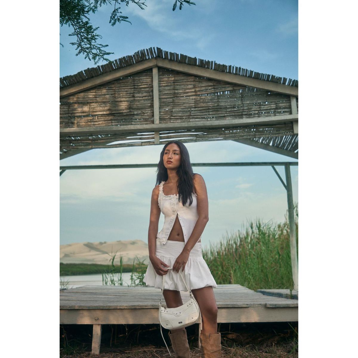 SYBILLA - Falda Corta Algodón Mujer Sybilla