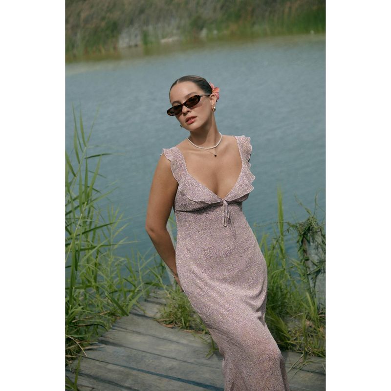 SYBILLA - Vestido Largo Casual Mujer Sybilla