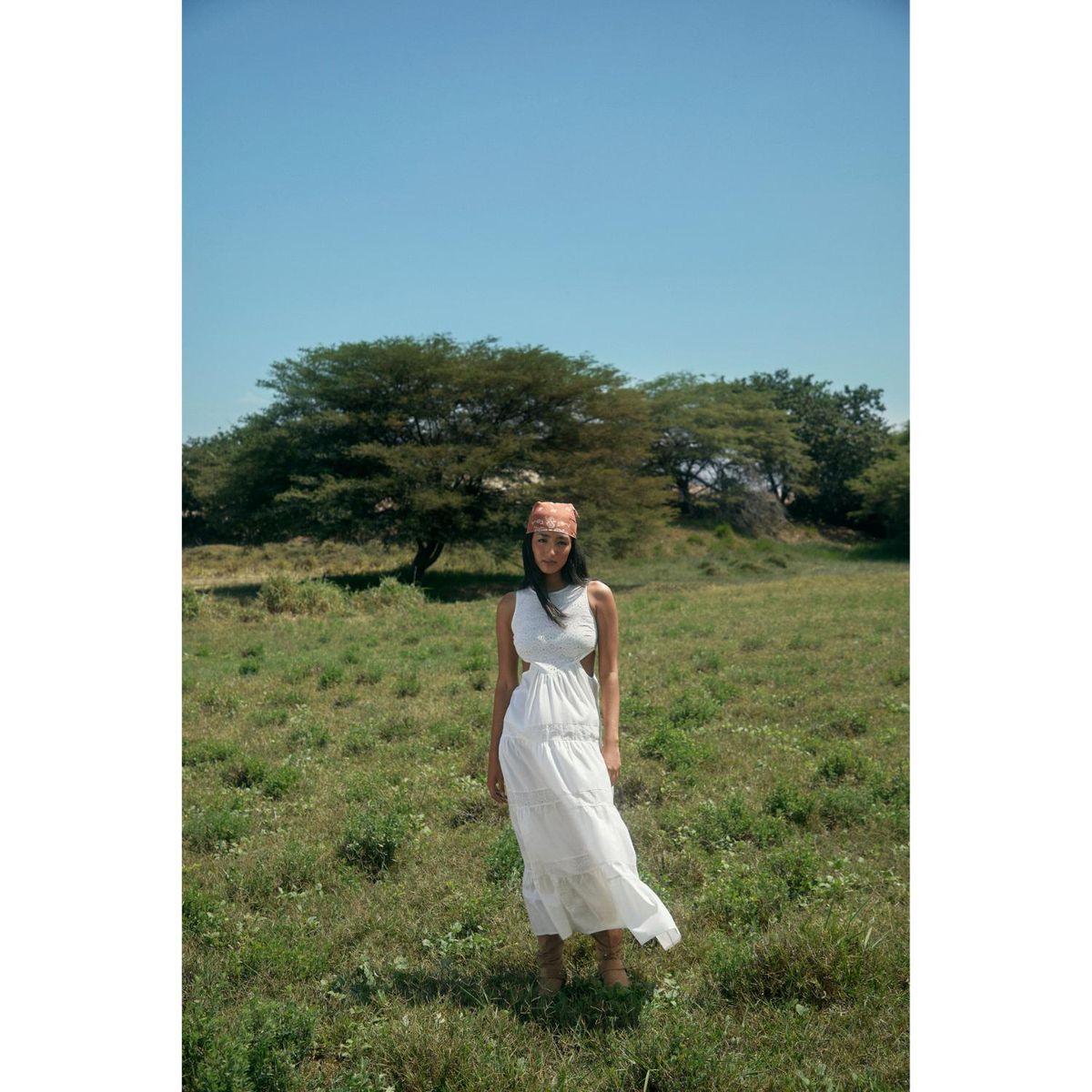 SYBILLA - Vestido Largo 100% Algodón Mujer Sybilla