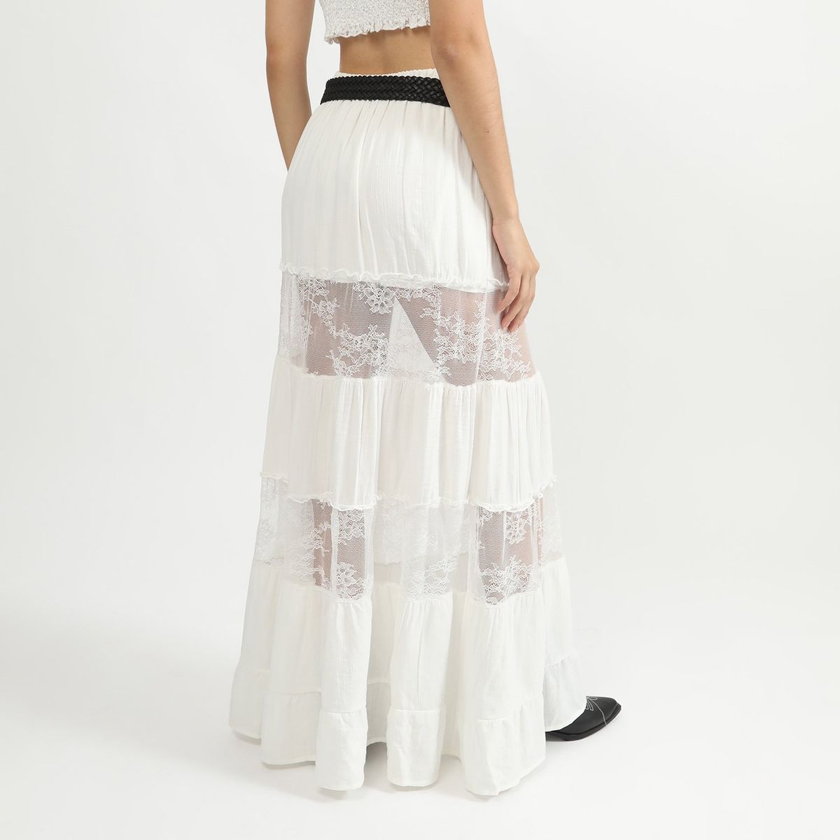 SYBILLA - Falda Larga Casual Mujer Sybilla