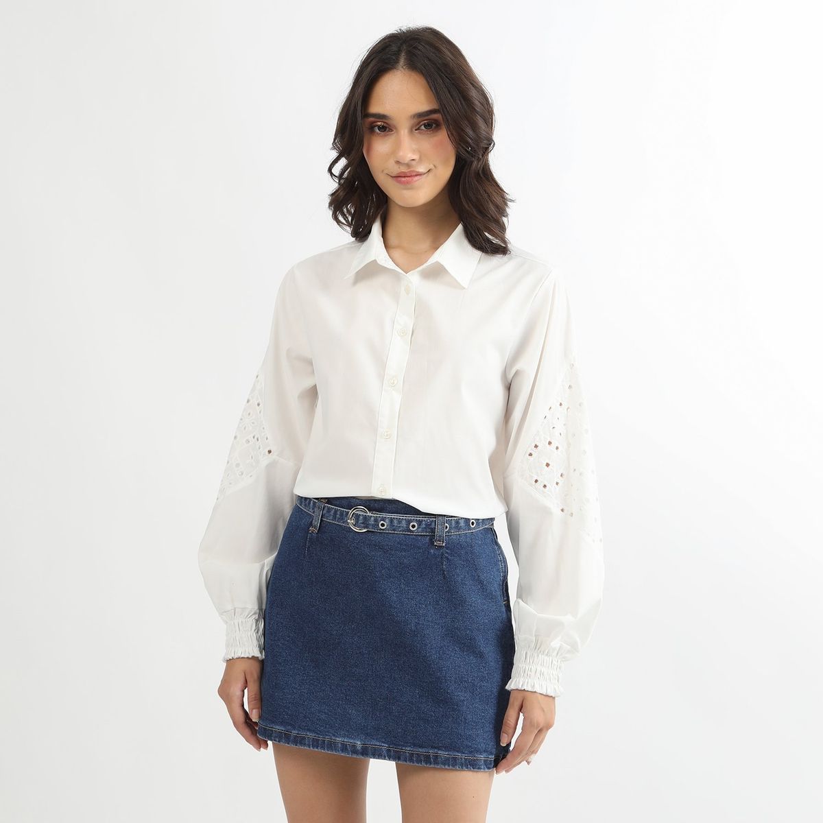 SYBILLA - Blusa Manga Larga Casual Mujer Sybilla