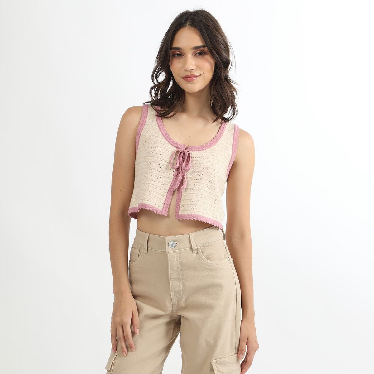 SYBILLA - Chaleco Algodón Mujer Sybilla