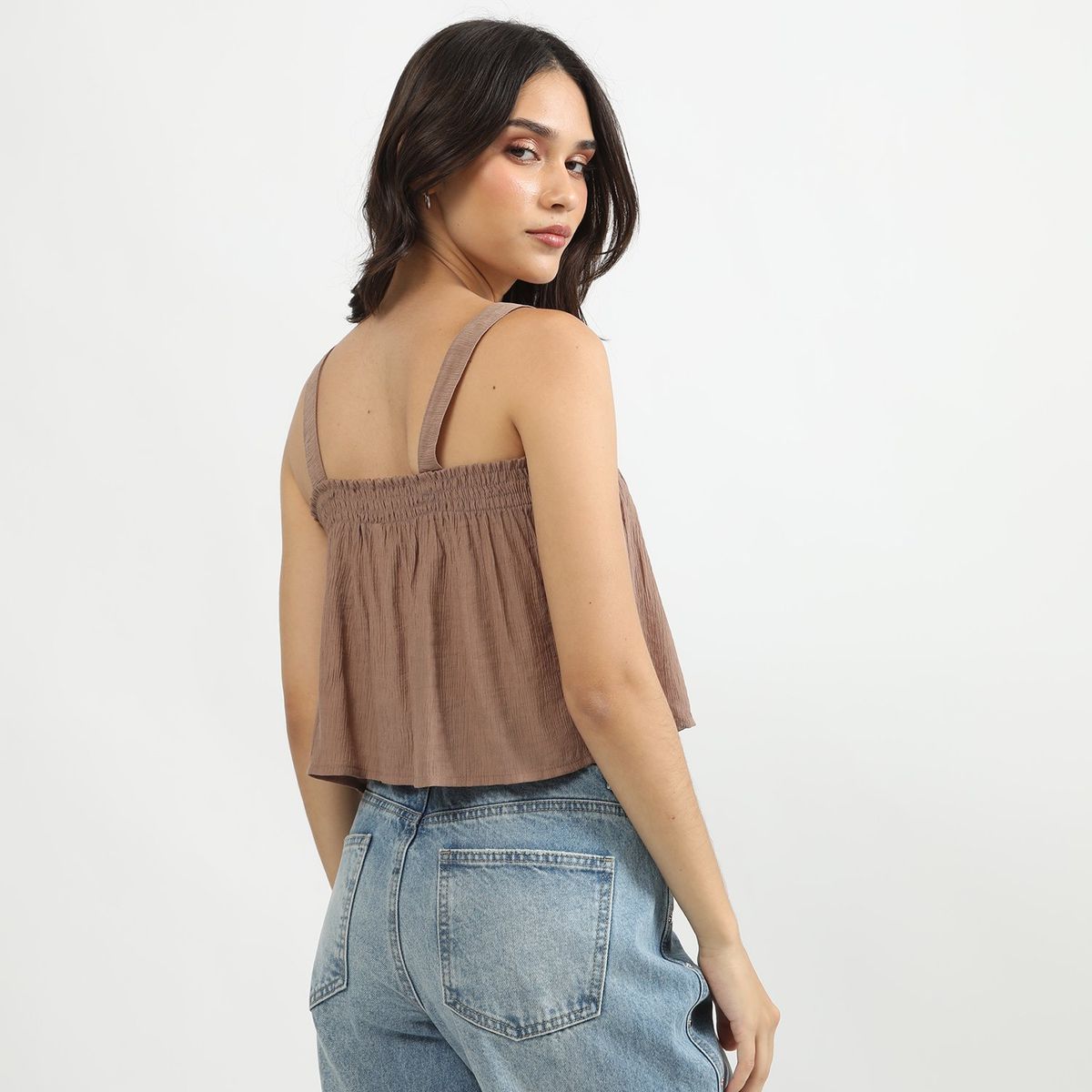 SYBILLA - Blusa Manga Corta Casual Mujer Sybilla