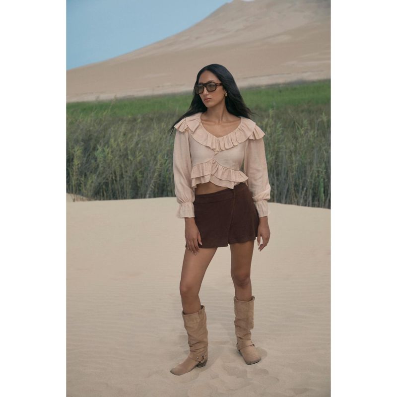 SYBILLA - Blusa Manga Larga Casual Mujer Sybilla